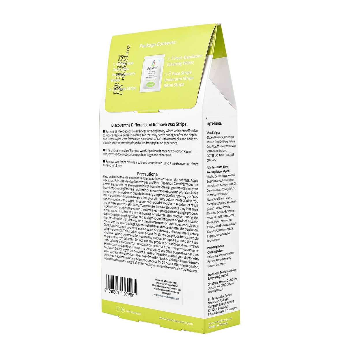 Ready To Use Body Wax Strips 7558620 2