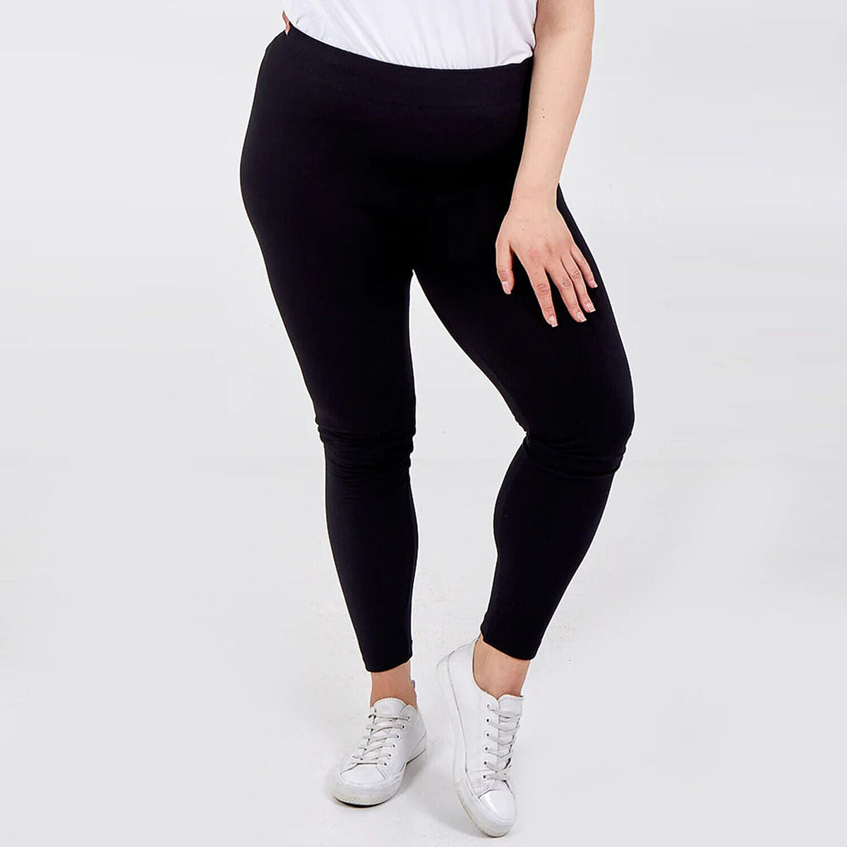 Nova of London Curve Fleece Line Legging (Size 18 to 20) - Black 7238145 0