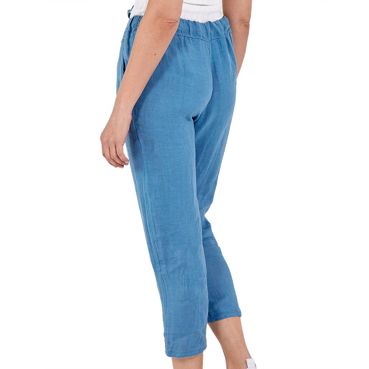 Nova of London Linen Trousers - Blue 6250336 2
