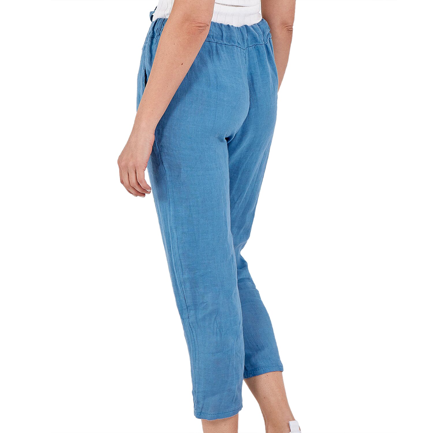 Nova of London Linen Trousers - Blue 6250336 2