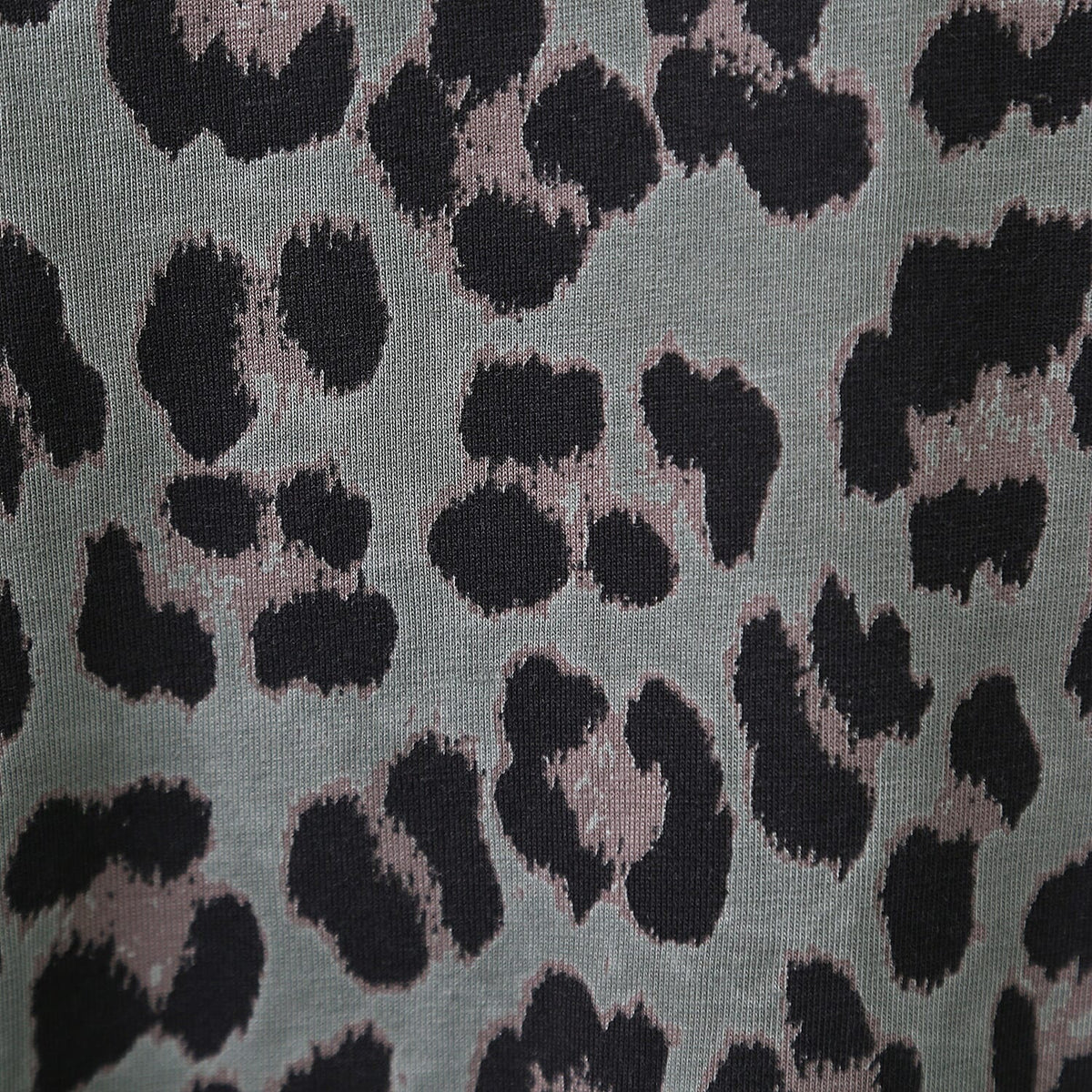 Nova of London Off Shoulder Leopard Print V-Neck Oversized Dress in Beige 6242959 4