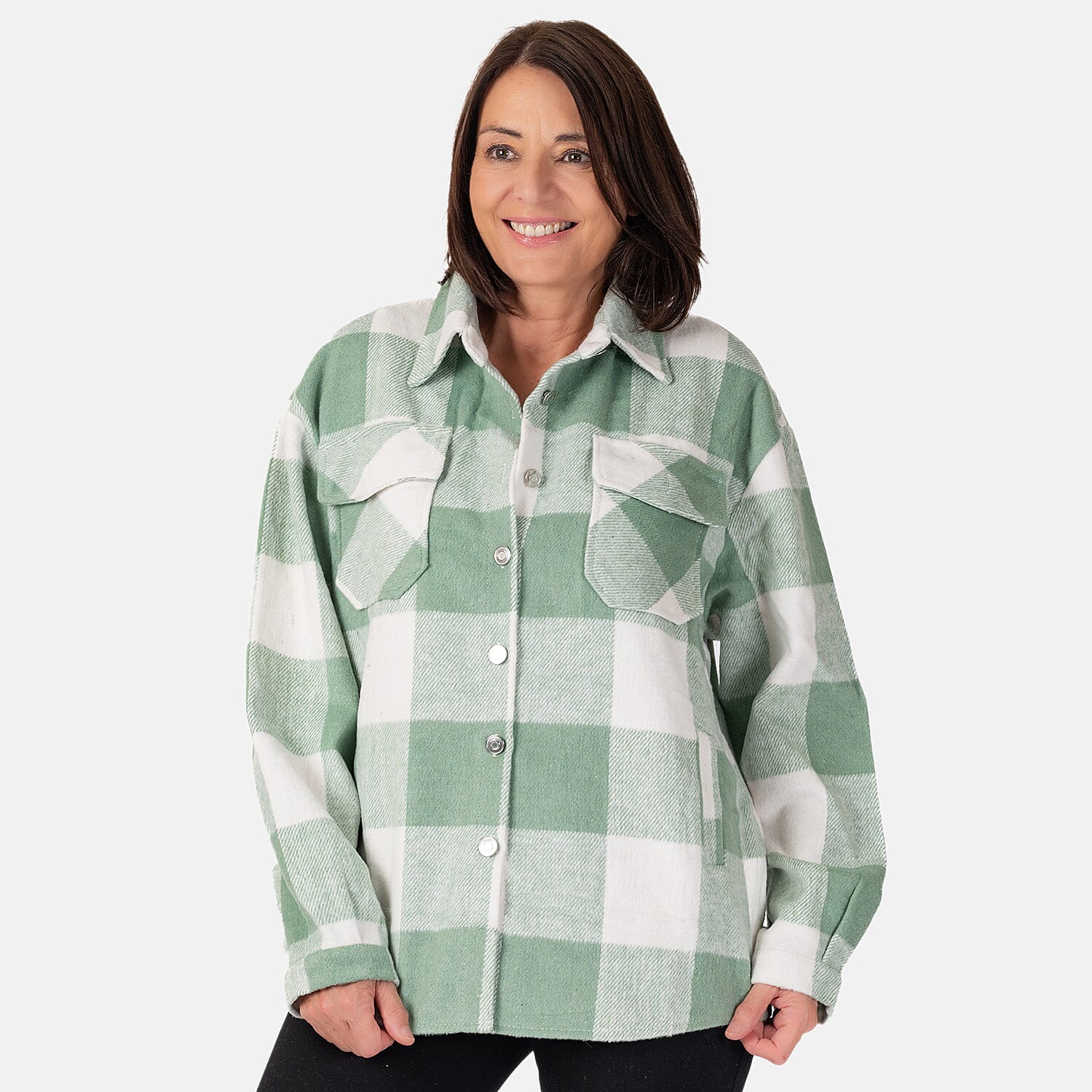 Nova of London Polyester Woven Jacket (Size 1x1 cm) - Green 7713275 1