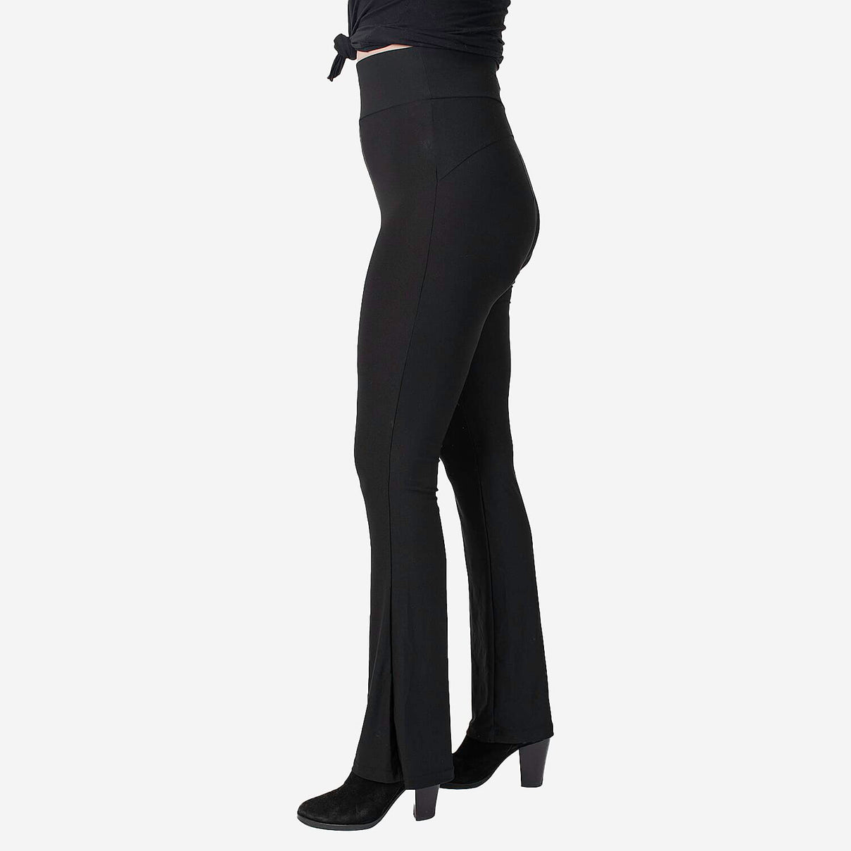 Nova of London Thick Waistband Plain Flared Trousers 7716212 2
