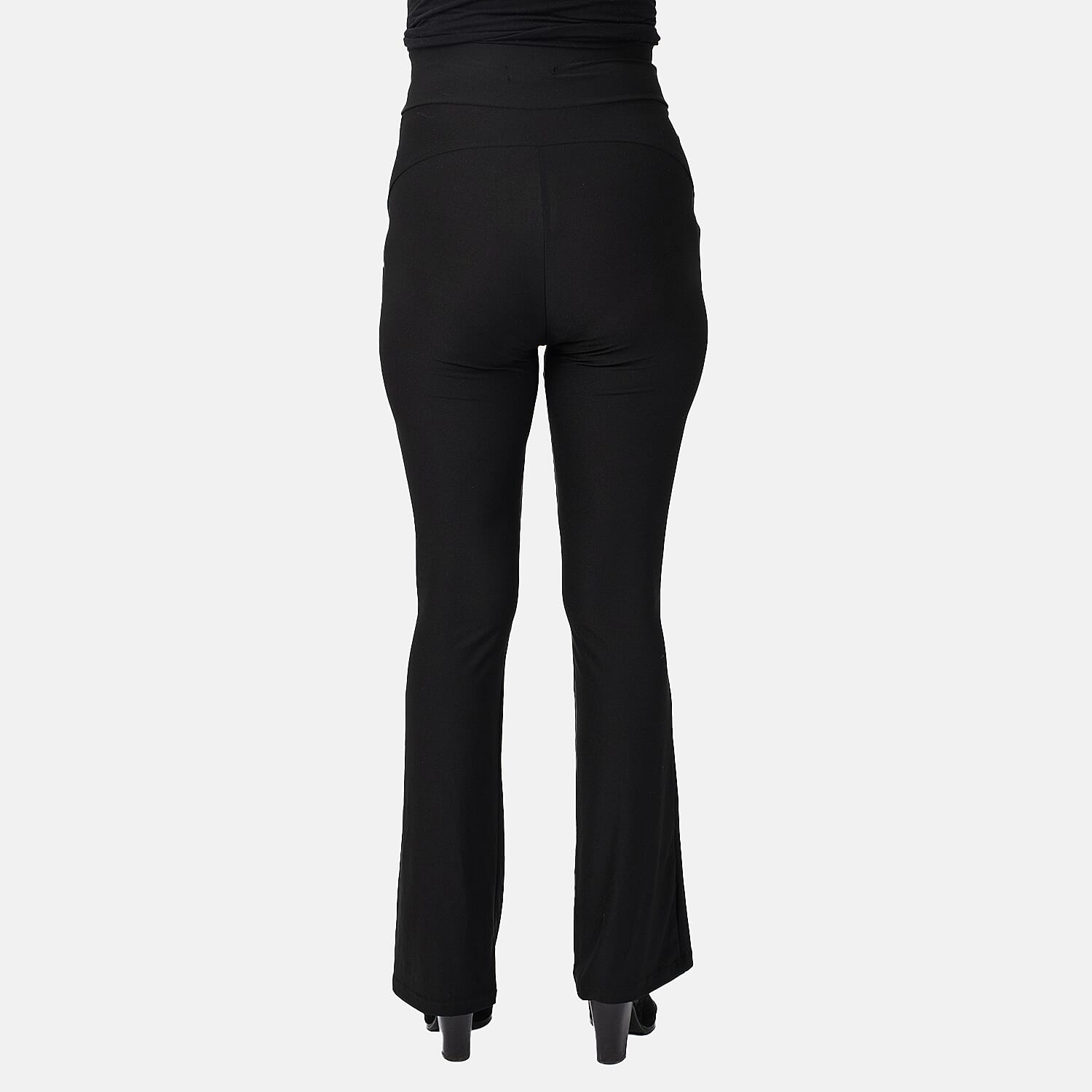 Nova of London Thick Waistband Plain Flared Trousers 7716212 3