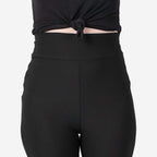 Nova of London Thick Waistband Plain Flared Trousers (Size L) - Black