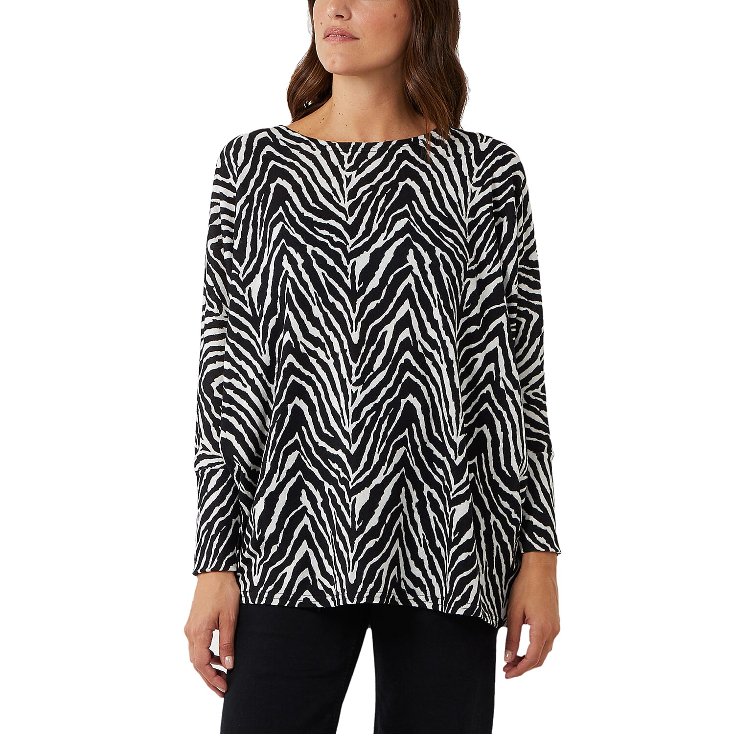 Nova of London Pattern Batwing Full Sleeves Top 8933888 0
