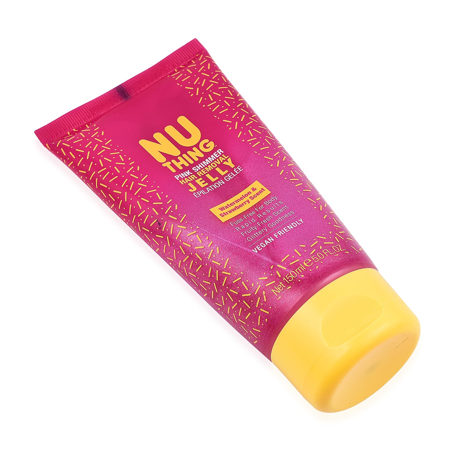 Nuthing: Pink Shimmer Hair Removal Jelly - 150ml 6275046 2