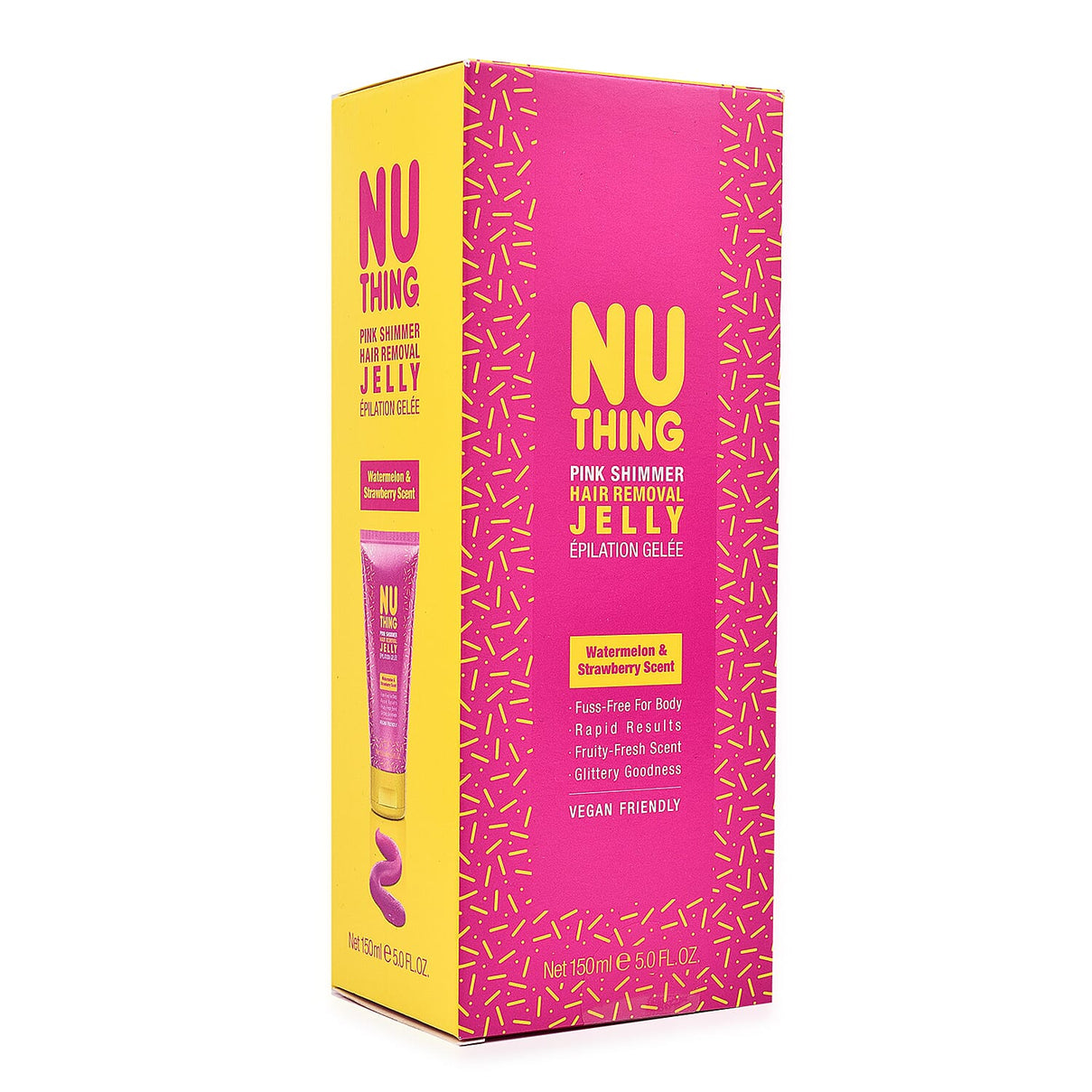 Nuthing: Pink Shimmer Hair Removal Jelly - 150ml 6275046 4