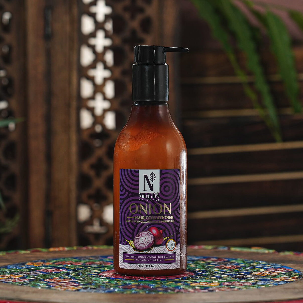 NutriGlow Natural Onion Hair Conditioner 6019064 2