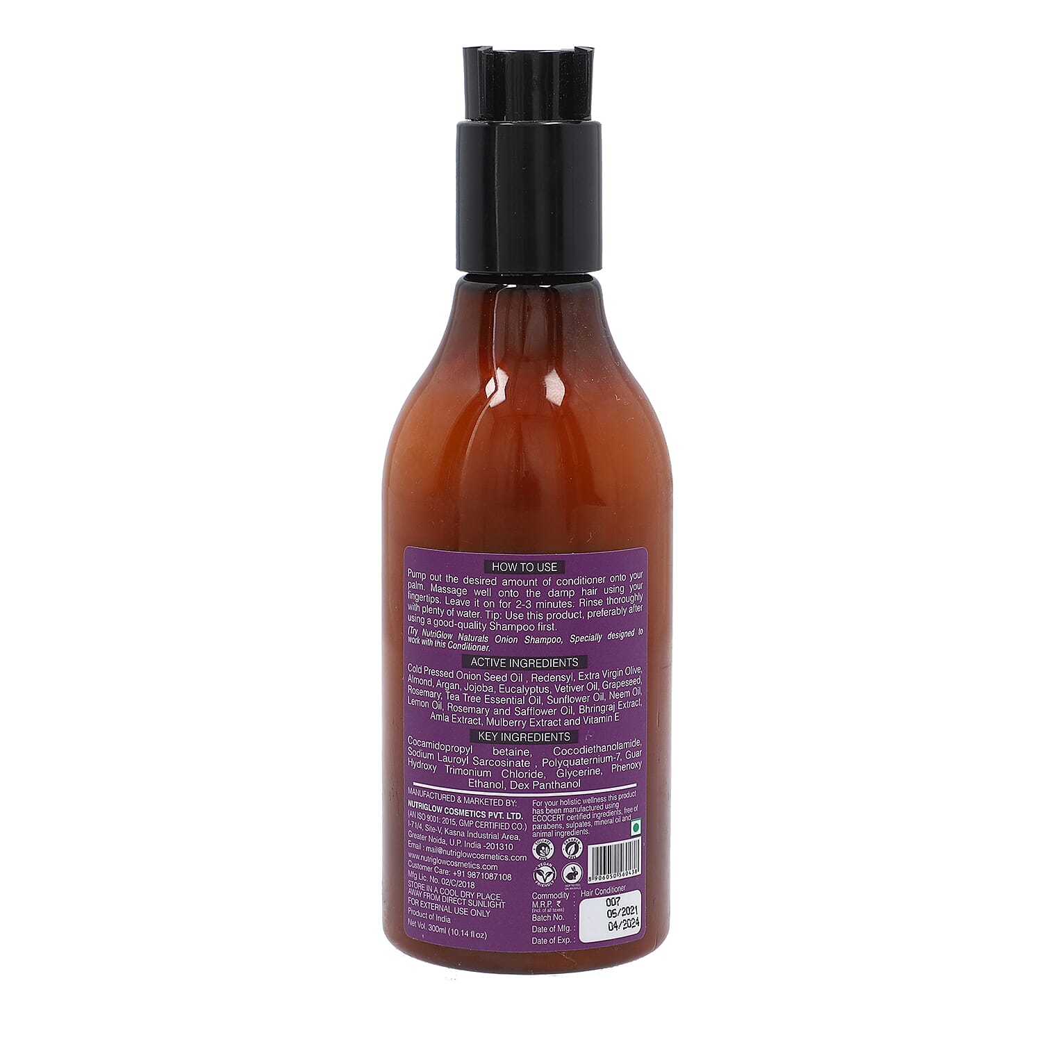 NutriGlow Natural Onion Hair Conditioner 6019064 3