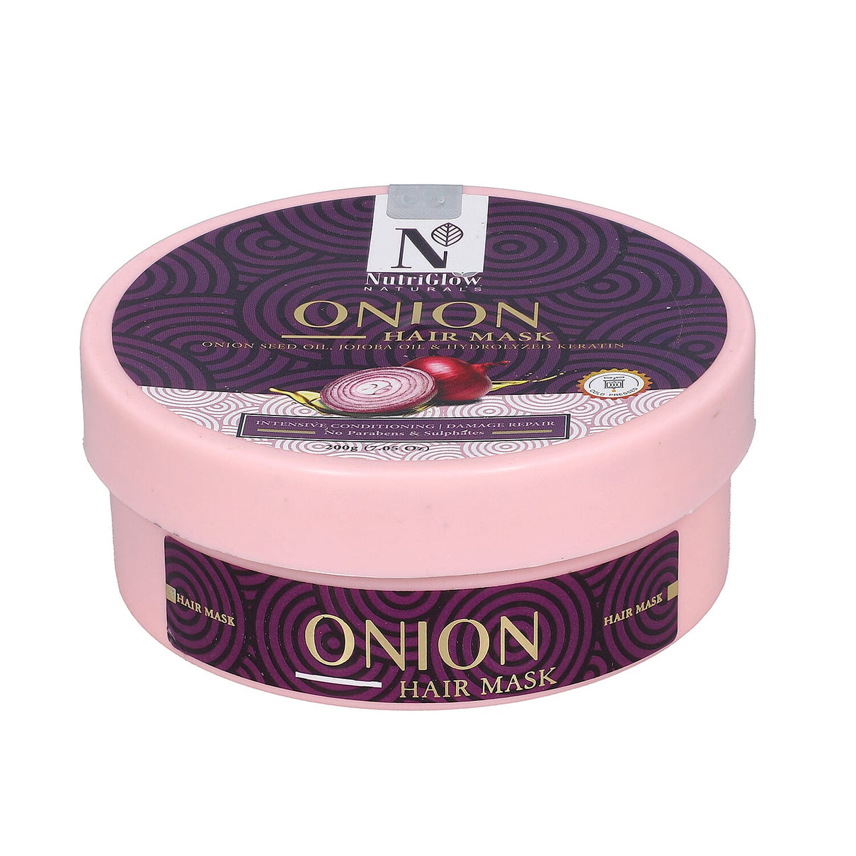 NutriGlow Naturals - Onion Hair Mask - 200g 6019061 0