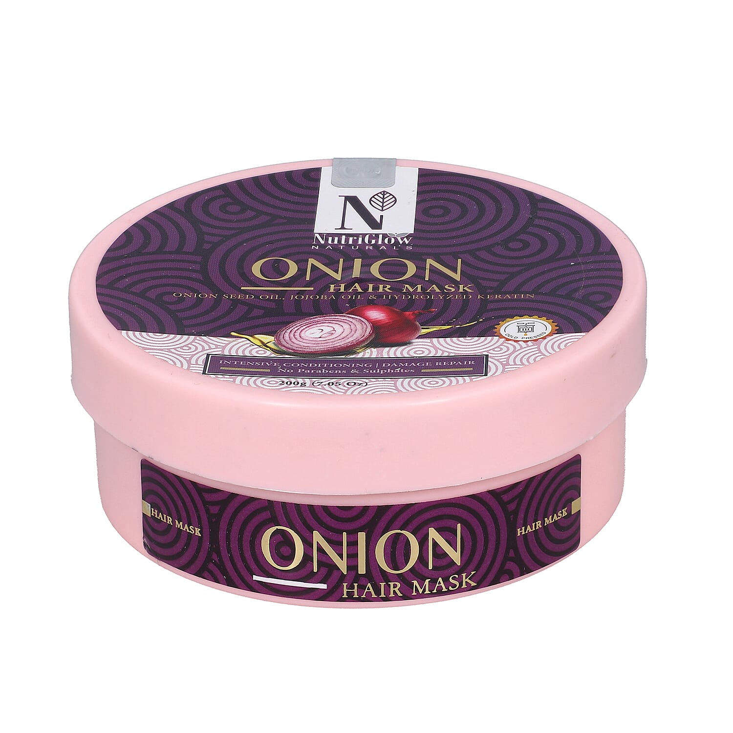 NutriGlow Naturals - Onion Hair Mask - 200g 6019061 0