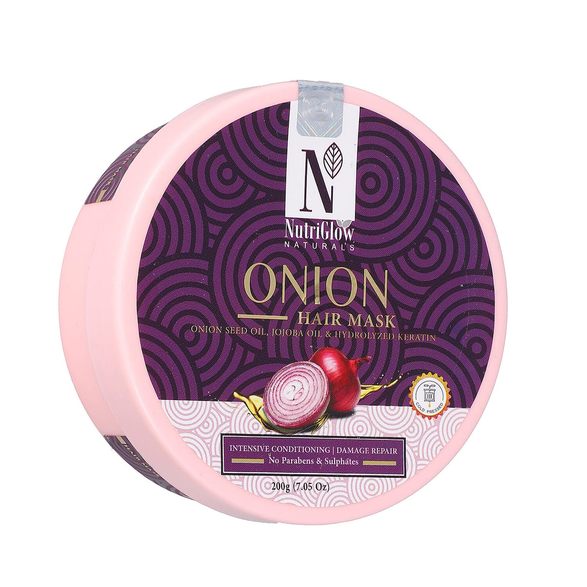 NutriGlow Naturals - Onion Hair Mask - 200g 6019061 3