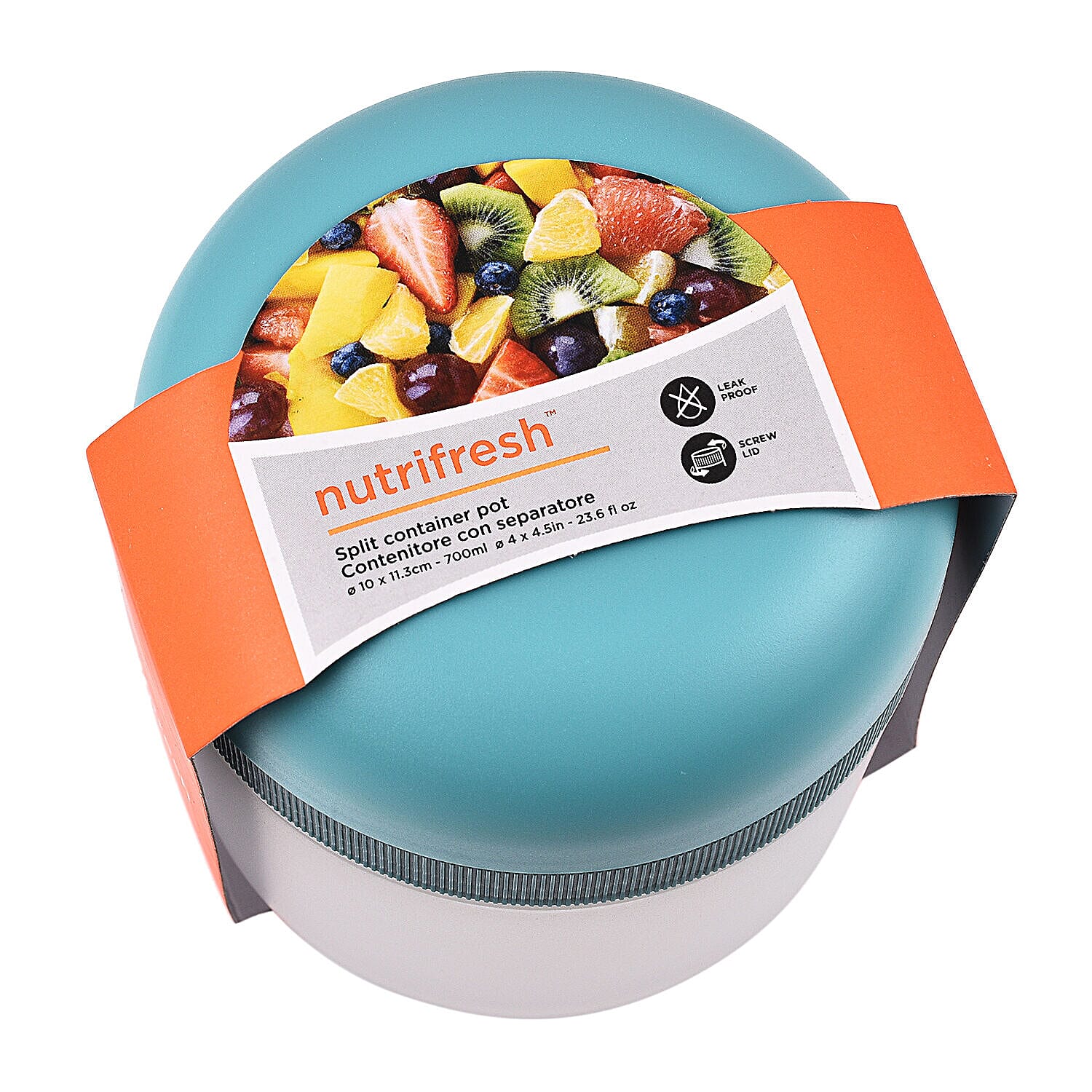 Nutrifresh Split Container Pot (700ml) - Blue 7505551 0