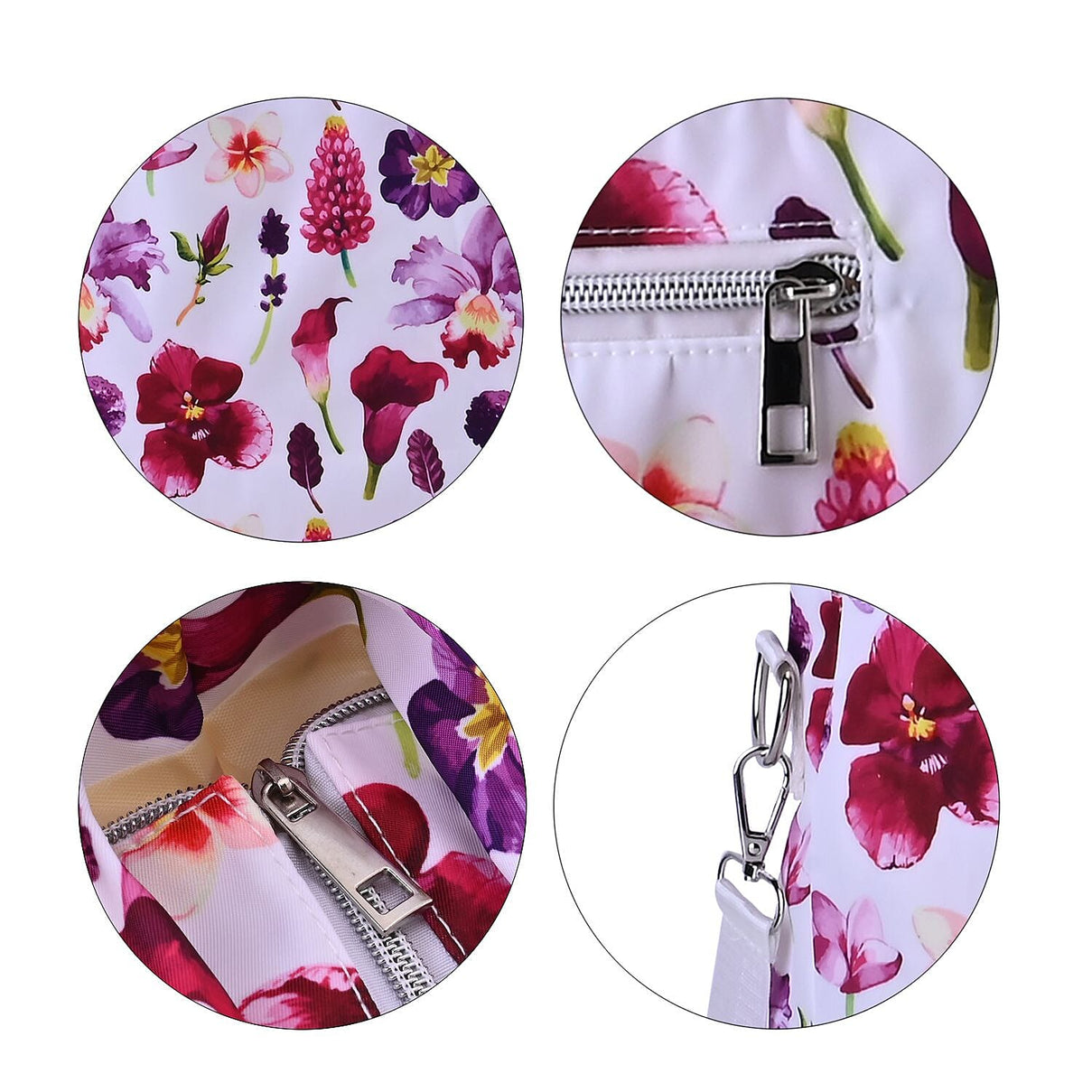 Flower Pattern Crossbody Bag (Size 37x10x27 cm) 7517766 6