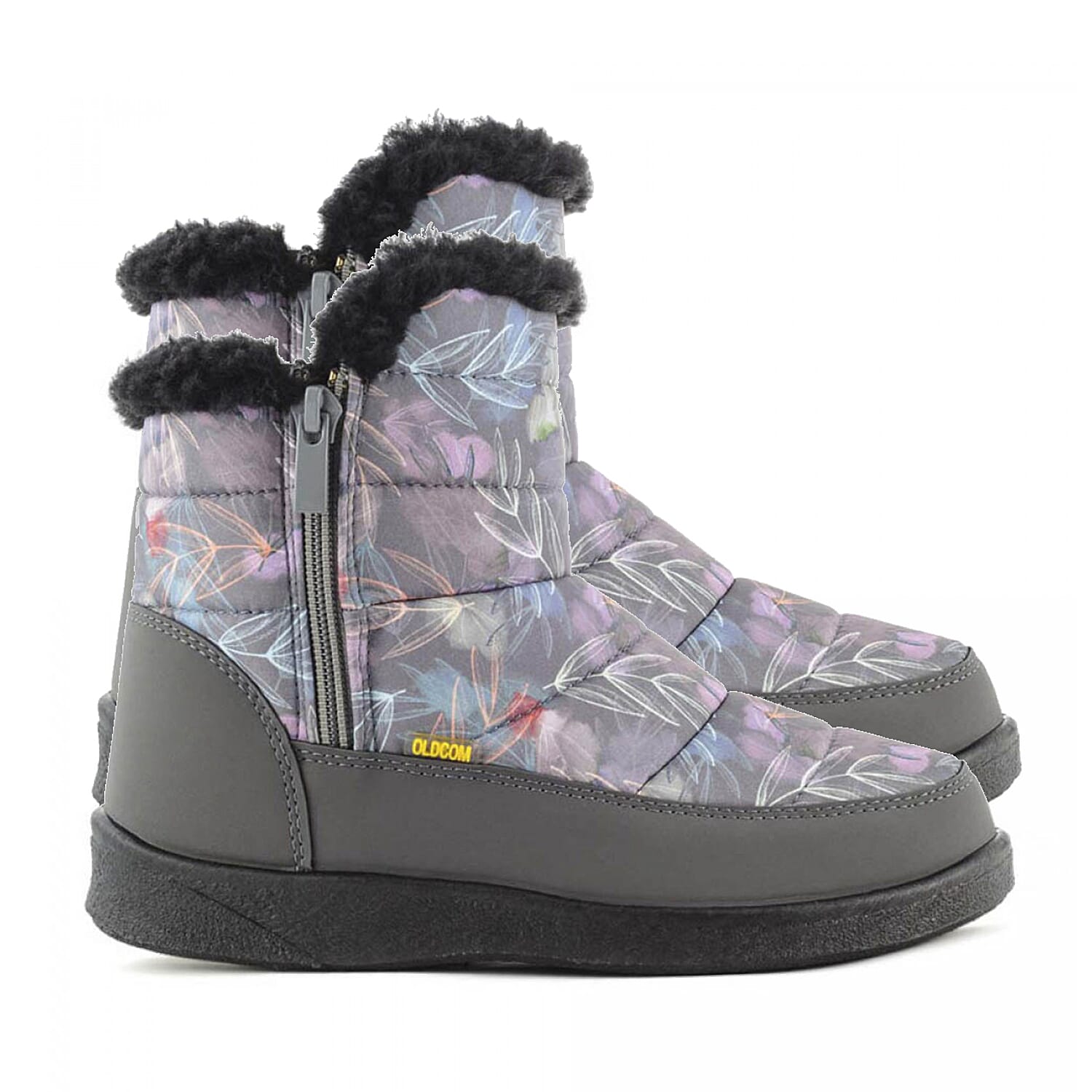 OLDCOM Alaska Ankle Snow Boots - Grey 7590282 0