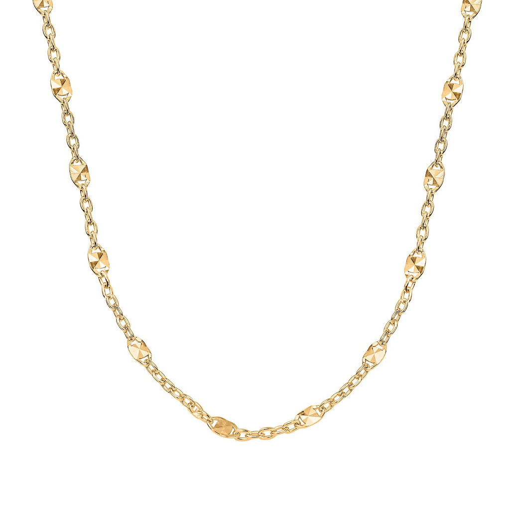 ONE TIME CLOSE OUT DEAL - Mariner Gold Overlay Sterling Silver Chain  (Size - 20)