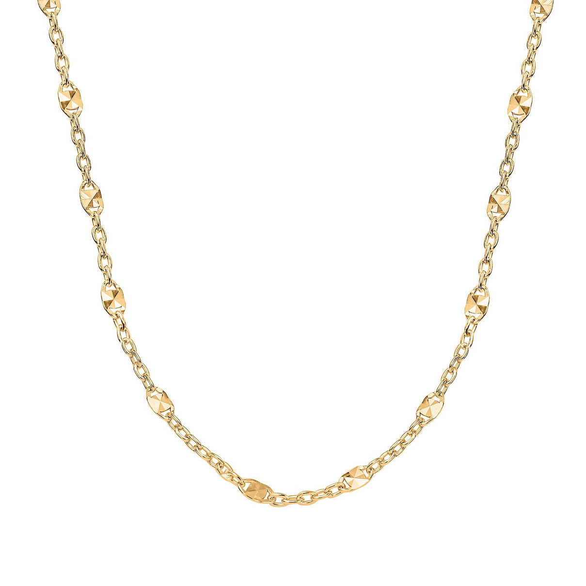 ONE TIME CLOSE OUT DEAL - Mariner Gold Overlay Sterling Silver Chain  (Size - 20) 7990600 2