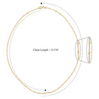 ONE TIME CLOSE OUT DEAL - Mariner Gold Overlay Sterling Silver Chain  (Size - 20)