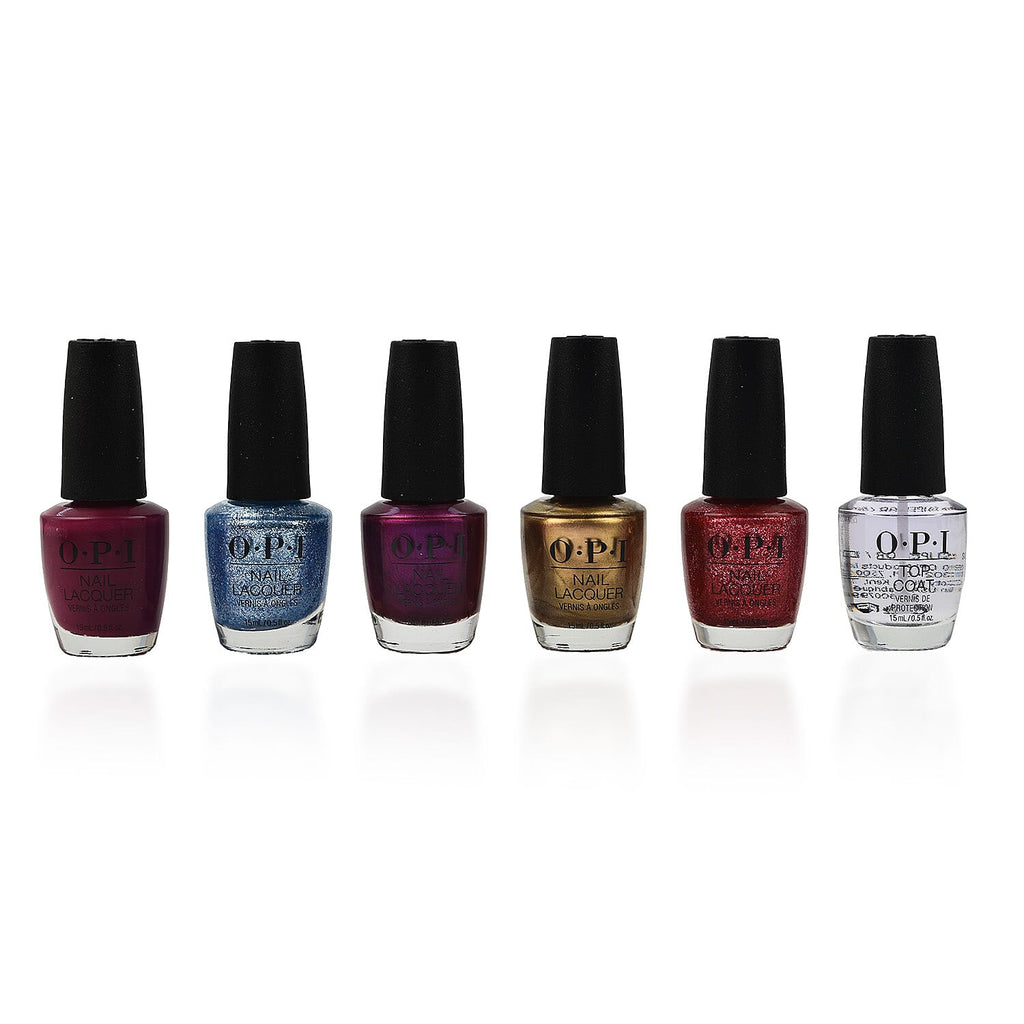 OPI Set of 6 Berry Glam Nail Polish Set