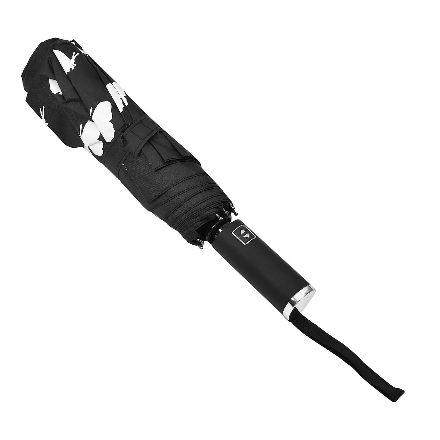 Colour Changing Butterfly Pattern Auto Open - Close Umbrella - Black 7320394 6