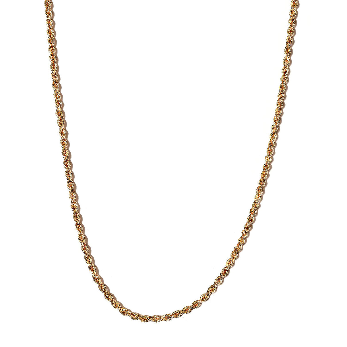 20K Yellow Gold Rope Necklace (Size - 18) with Lobster Lock 7512249 5