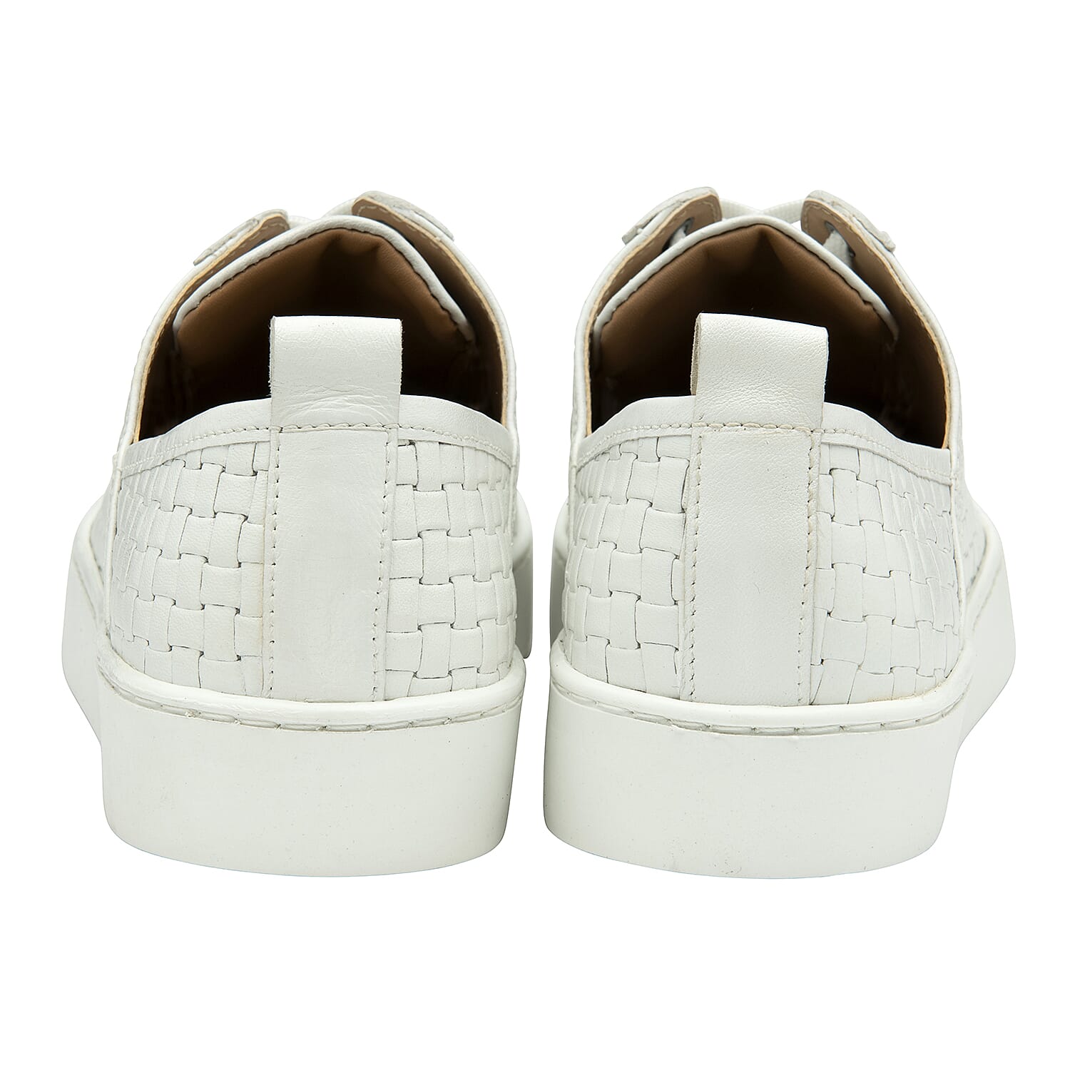 Lotus Leather Kate Lace-Up Trainers - White 7128368 1