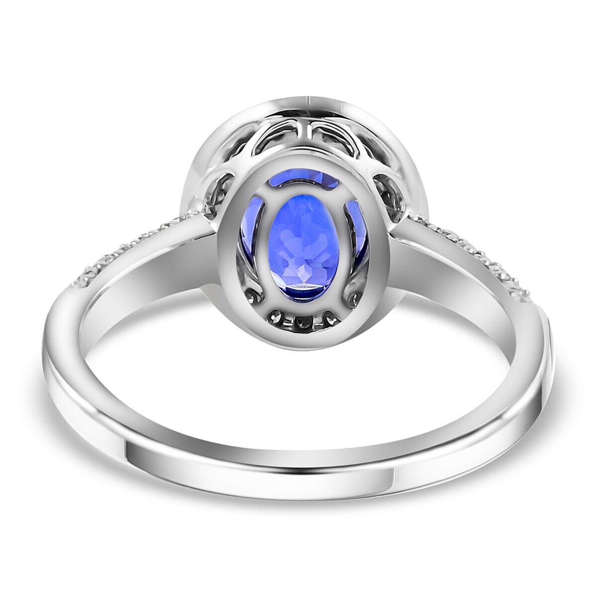 OTO - RHAPSODY 950 Platinum AAAA Tanzanite and Diamond Ring 2.55 Ct, Platinum Wt. 5.88 Gms 3882780 8