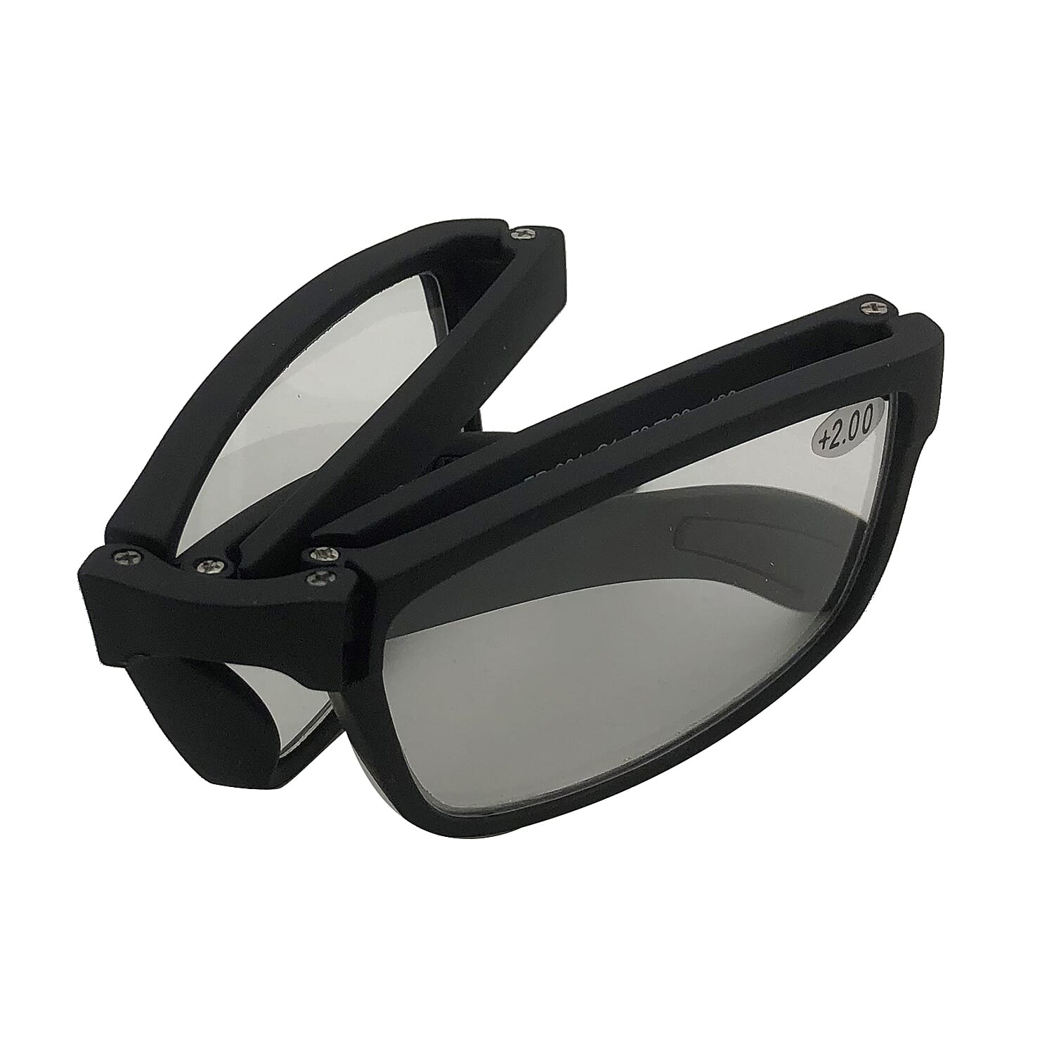 OXFORD Foldable Rectangular Reading Glasses - Black 6481063 1