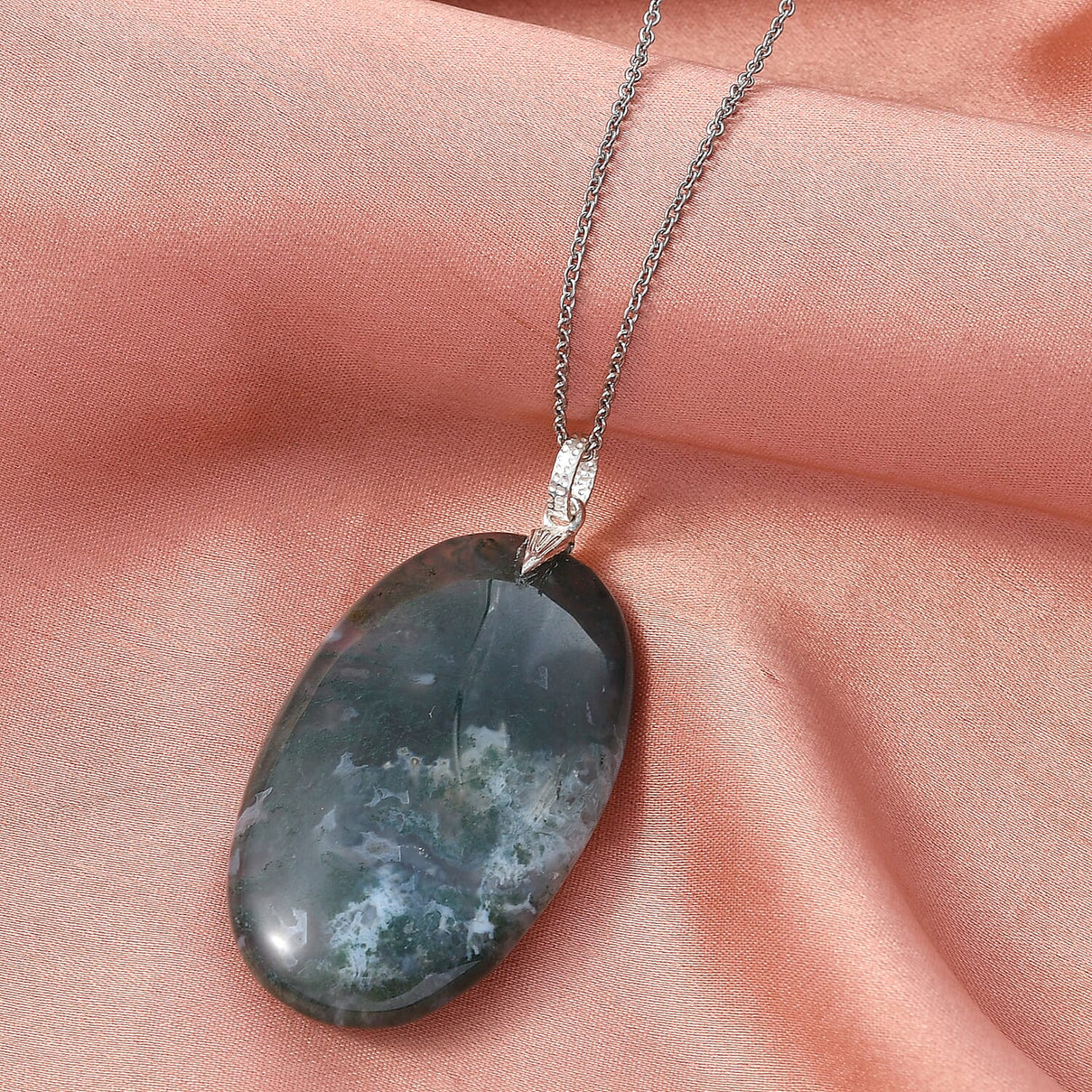Tucson Preview- Ocean Jasper Pendant with Chain (Size 20) 119.18 Ct. 4433185 2