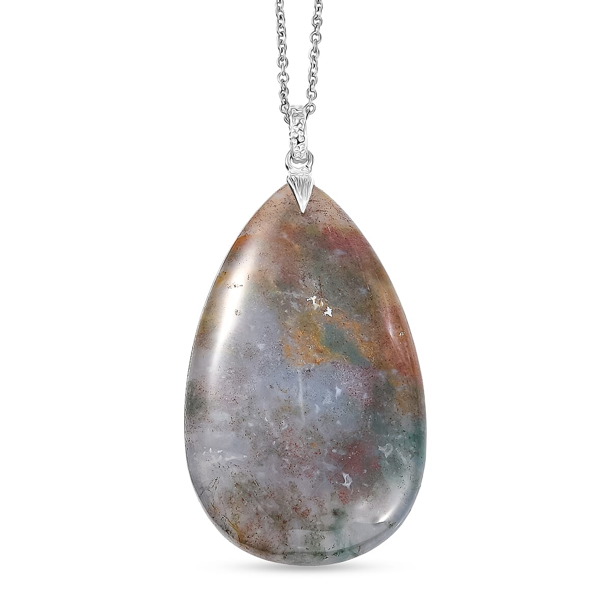 Ocean Jasper Pendant with Chain (Size 20) 119.18 Ct. 4433186 0