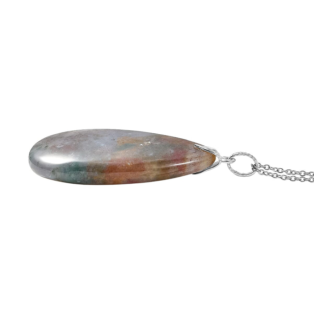 Ocean Jasper Pendant with Chain (Size 20) 119.18 Ct.