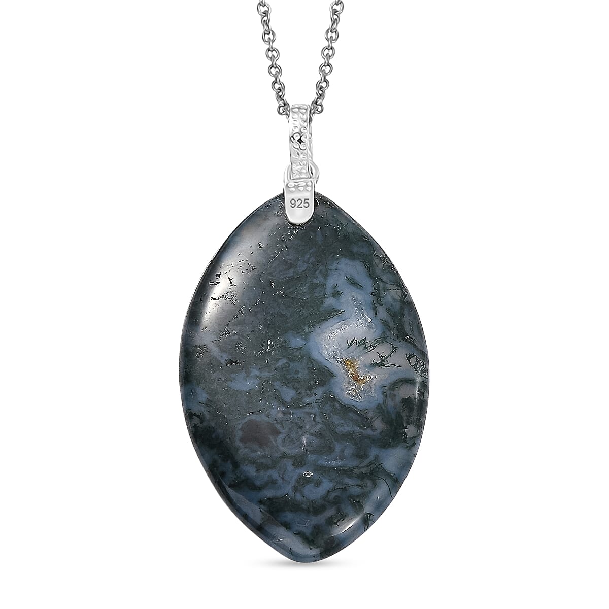 Tucson Preview- Ocean Jasper Pendant with Chain (Size 20) 119.18 Ct 4433187 5