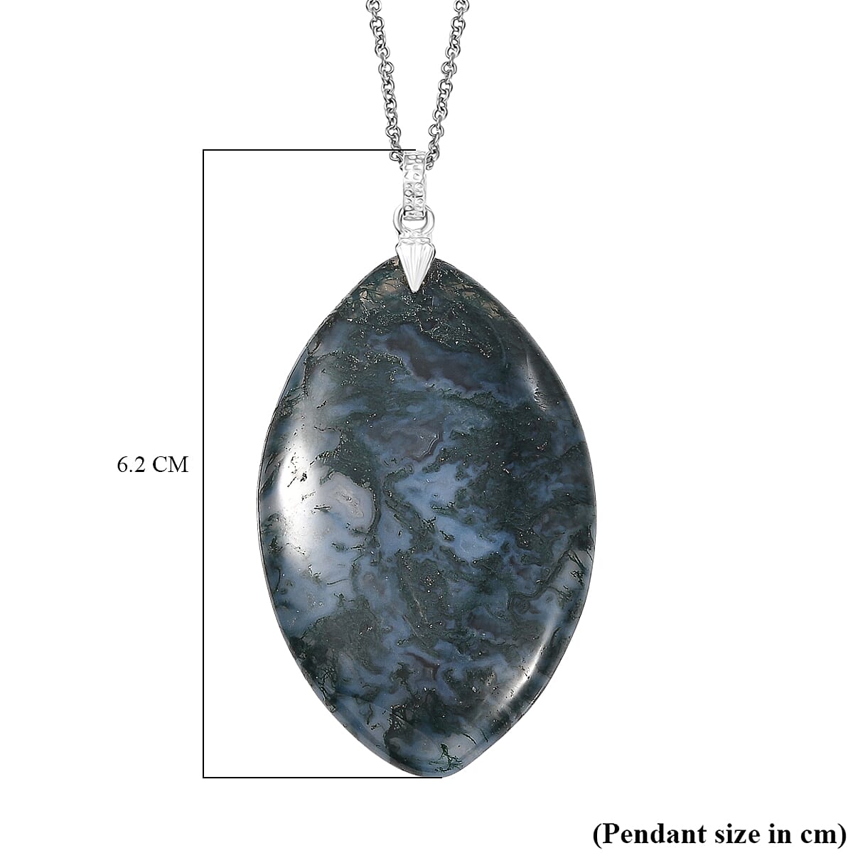Tucson Preview- Ocean Jasper Pendant with Chain (Size 20) 119.18 Ct 4433187 7