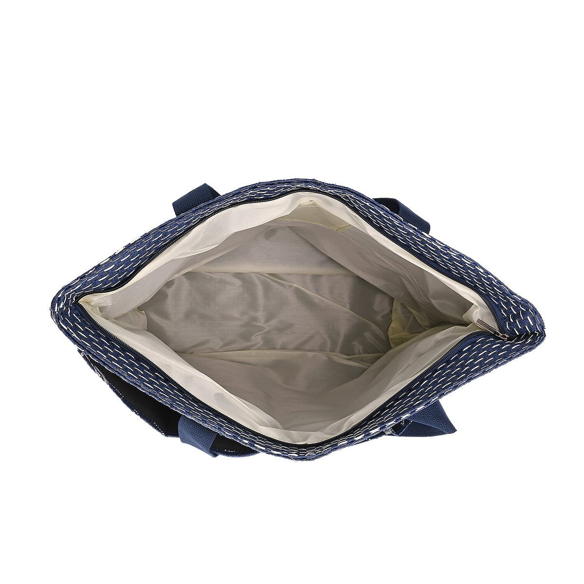 Set of 3 - Ocean Life Pattern Tote Bag, Pouch and Picnic Mat - Blue 8049310 4