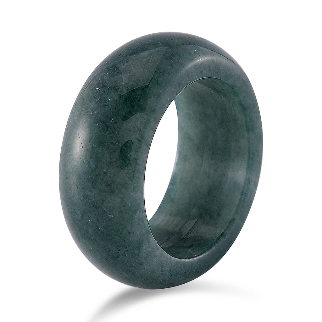 Very Rare- Guatemala Natural Type A Olmec Blue Jadeite Ring 26 ct.