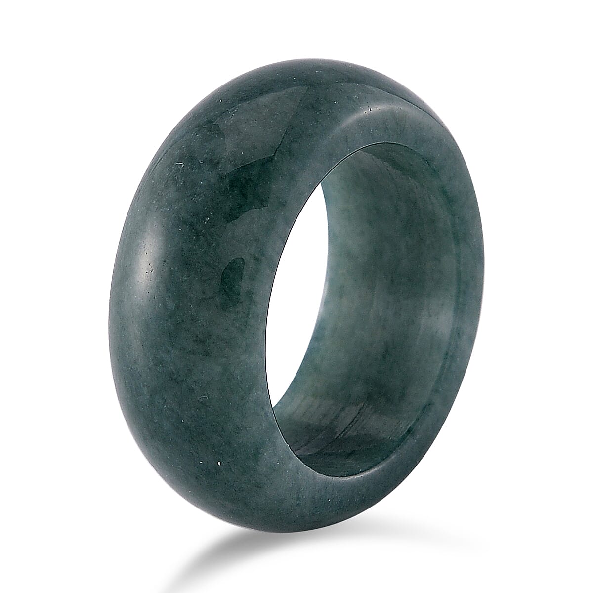 Guatemala Natural Type A Olmec Blue Jadeite Ring V32701258 3