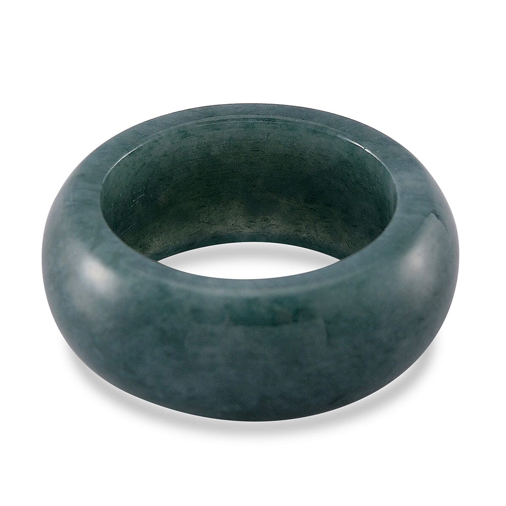 Very Rare- Guatemala Natural Type A Olmec Blue Jadeite Ring 26 ct.
