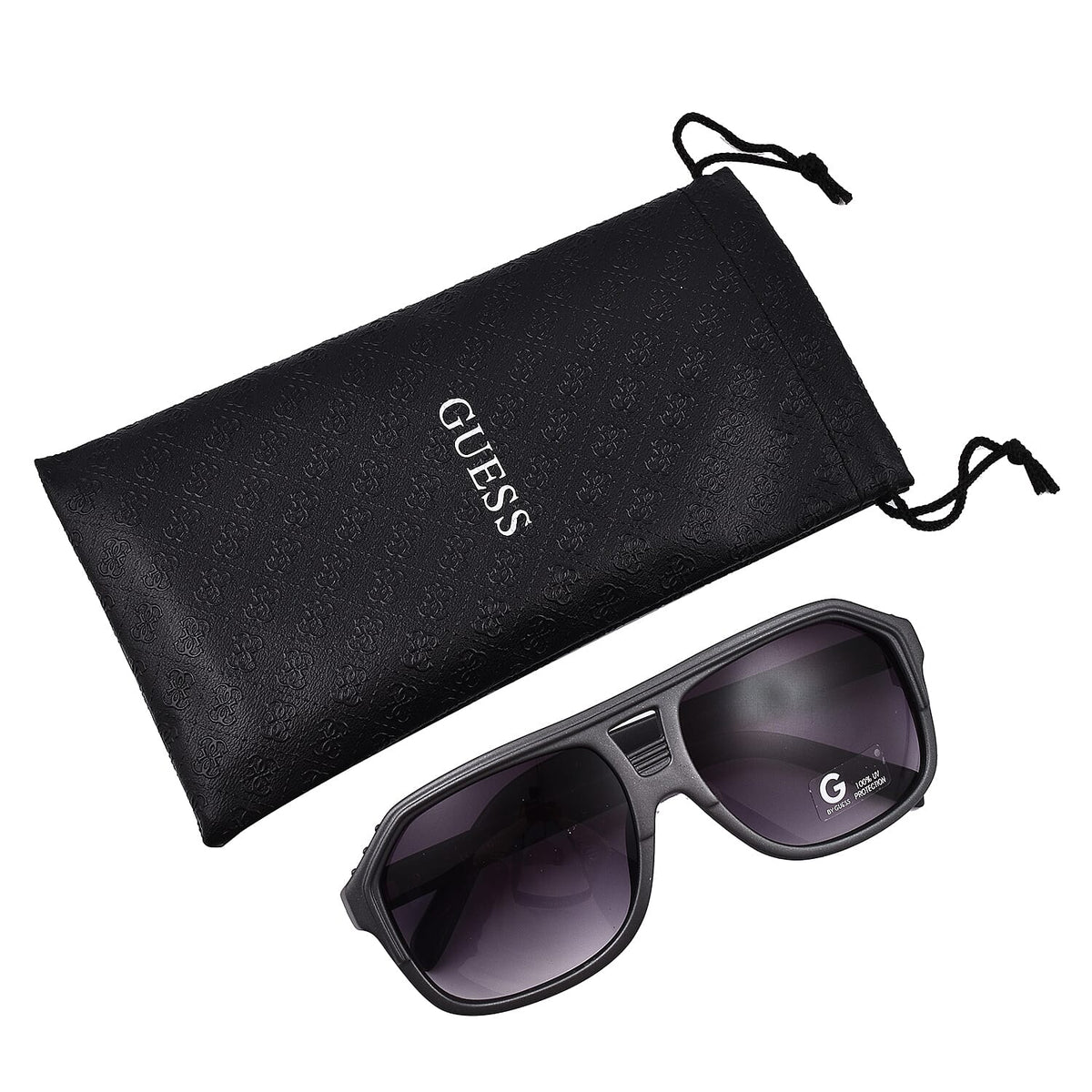 One Time Close Out Deal- GUESS Aviator Sunglasses with Grey Lenses 6682815 4