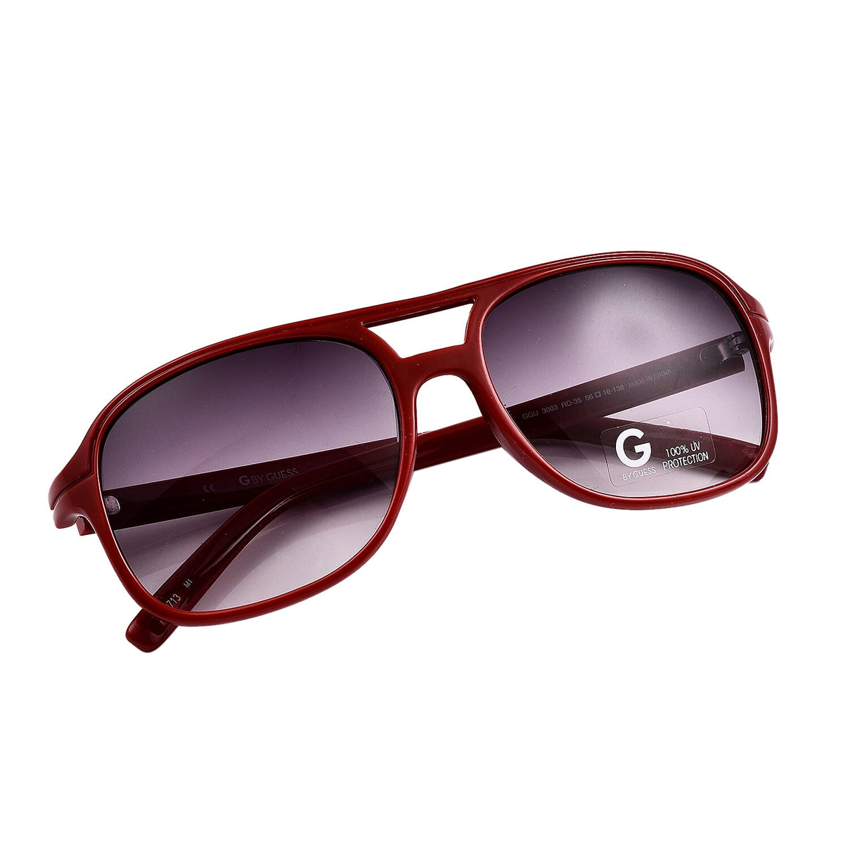 Guess Unisex Rectangular Sunglasses - Red 7079218 1