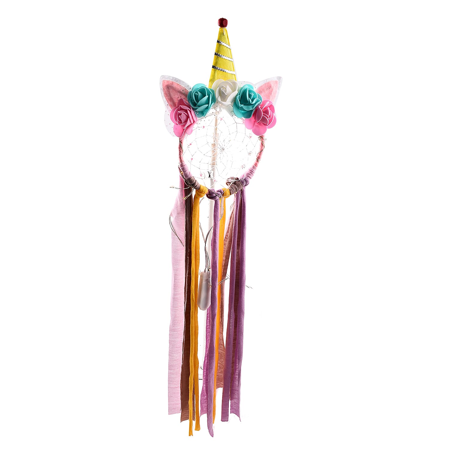 One Time Close Out Deal- Hanging Unicorn LED Dream Catcher 7022380 0