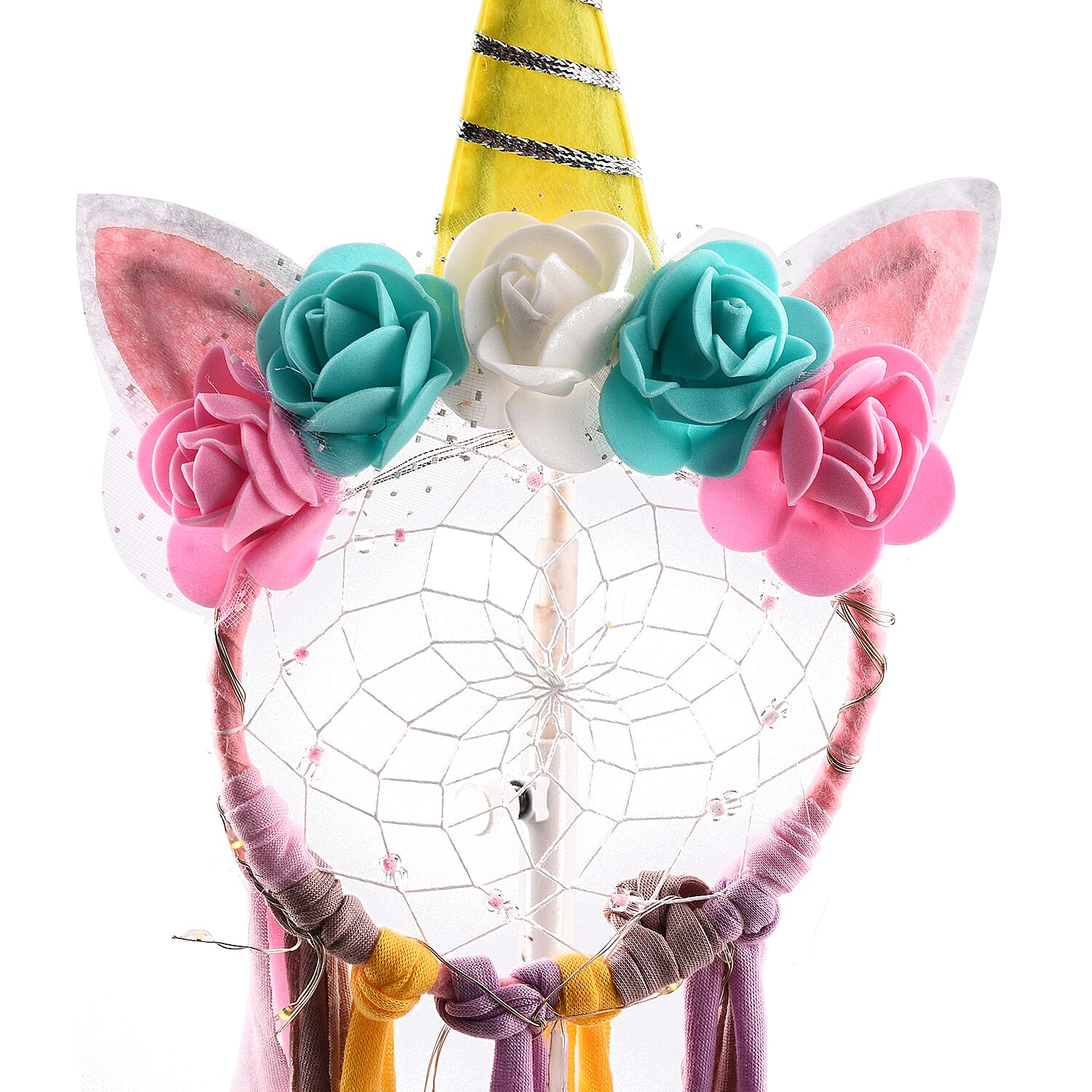 One Time Close Out Deal- Hanging Unicorn LED Dream Catcher 7022380 2