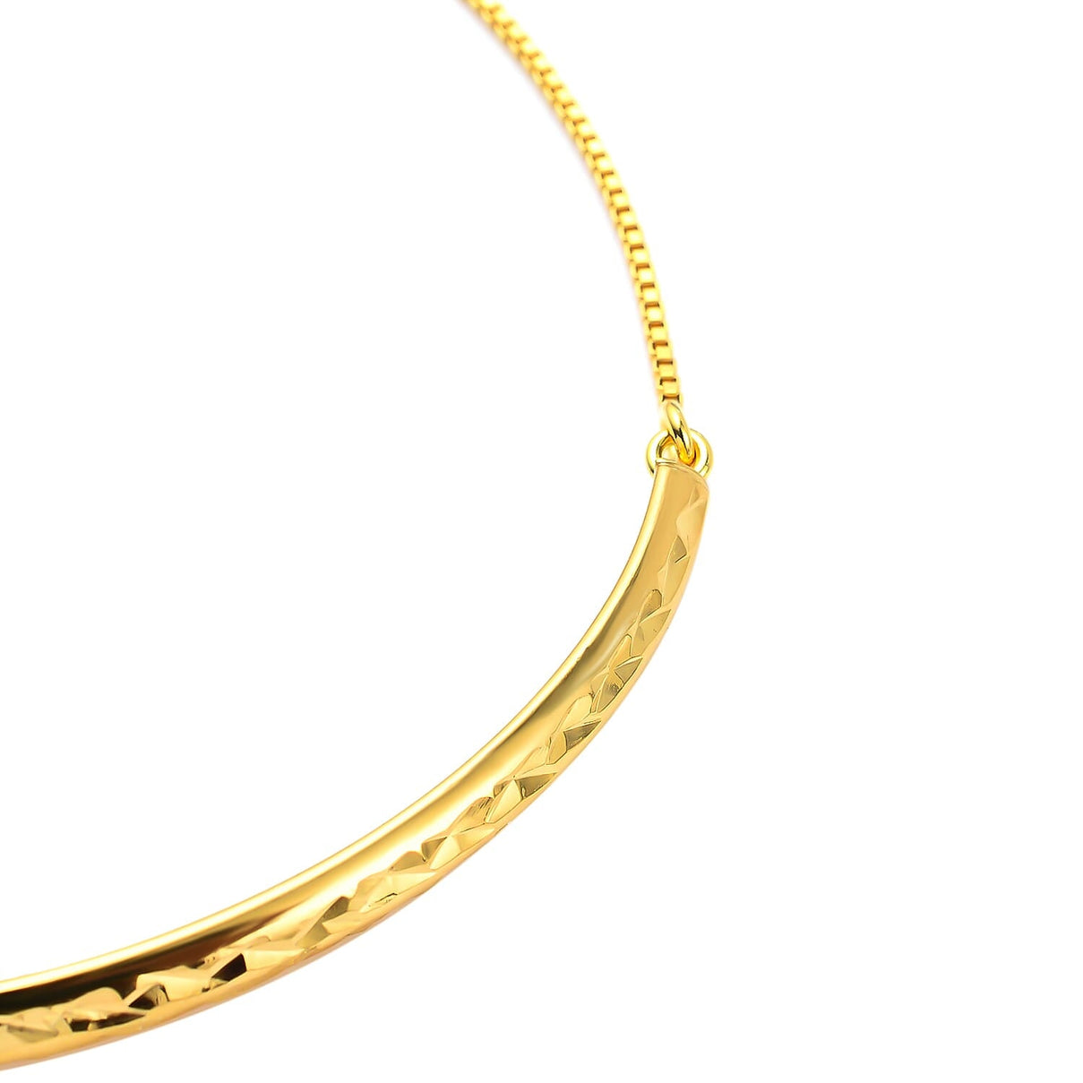 One Time Close Out Deal- Yellow Gold Overlay Sterling Silver Bracelet (Size - 8) Adjustable 7152803 2