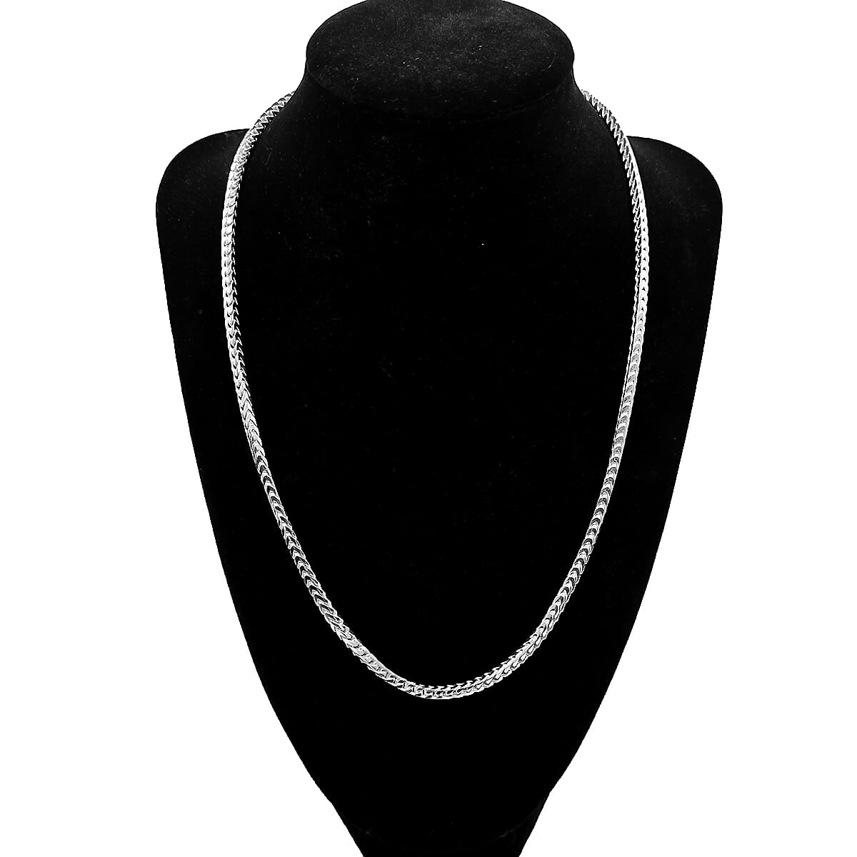 Sterling Silver Franco Necklace  (Size - 20), Silver Wt. 26.05 Gms 7565077 0