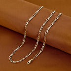 One Time Closeout - 9K Yellow Gold Figaro Necklace (Size - 30), Gold Wt. 12.58 Gms.