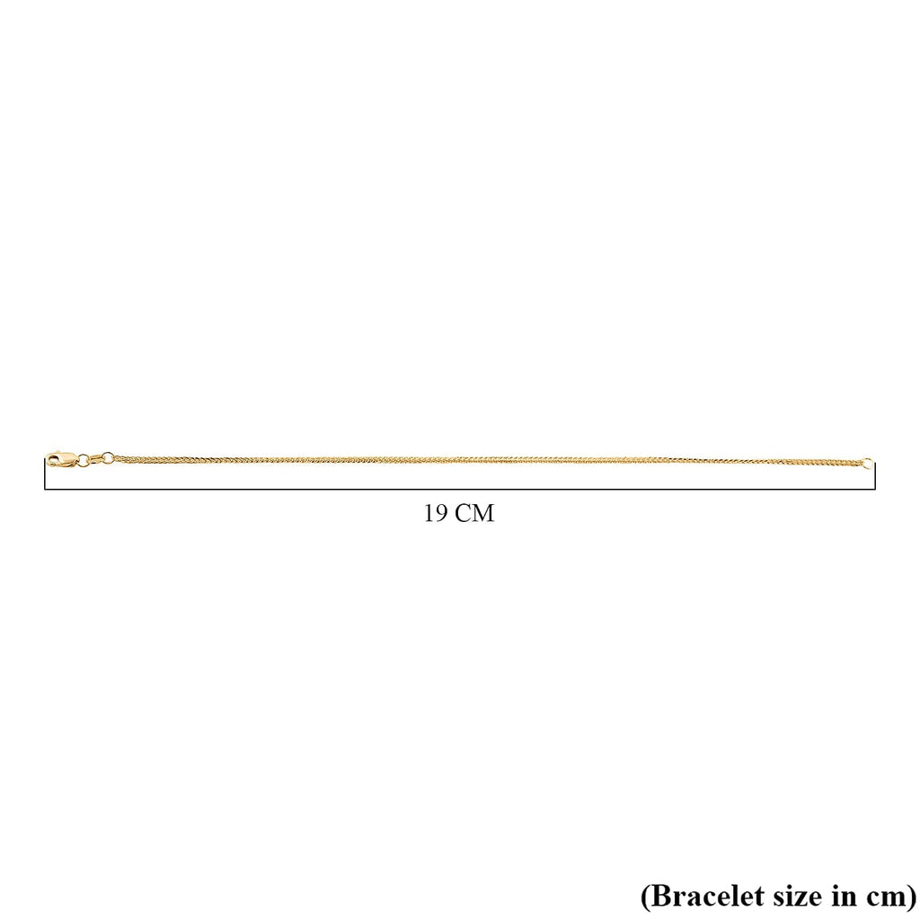 One Time Closeout - 9K Yellow Gold SPIGA Bracelet (Size - 7.5)