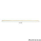 One Time Closeout - 9K Yellow Gold SPIGA Bracelet (Size - 7.5)