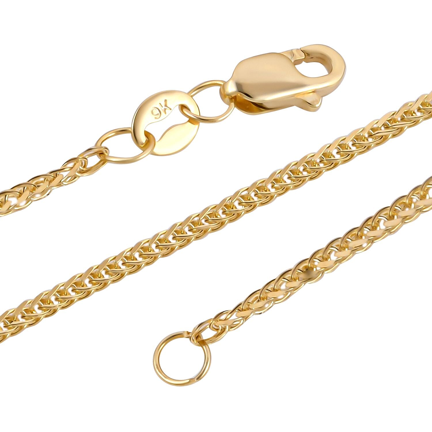 One Time Closeout 9K Yellow Gold Spiga Necklace (Size - 20) 7128114 4