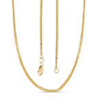 One Time Closeout 9K Yellow Gold Spiga Necklace (Size - 20)
