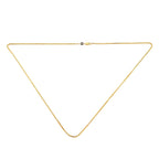 One Time Closeout 9K Yellow Gold Spiga Necklace (Size - 20)